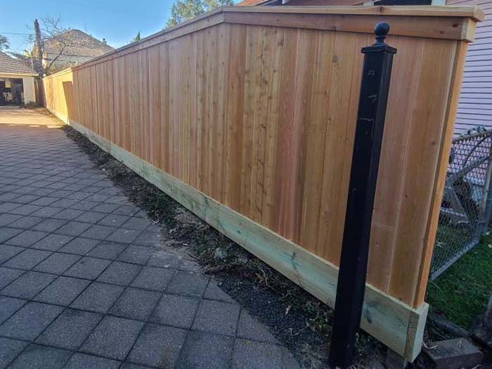 Wood Decorative Fencing in Greater Houston Area