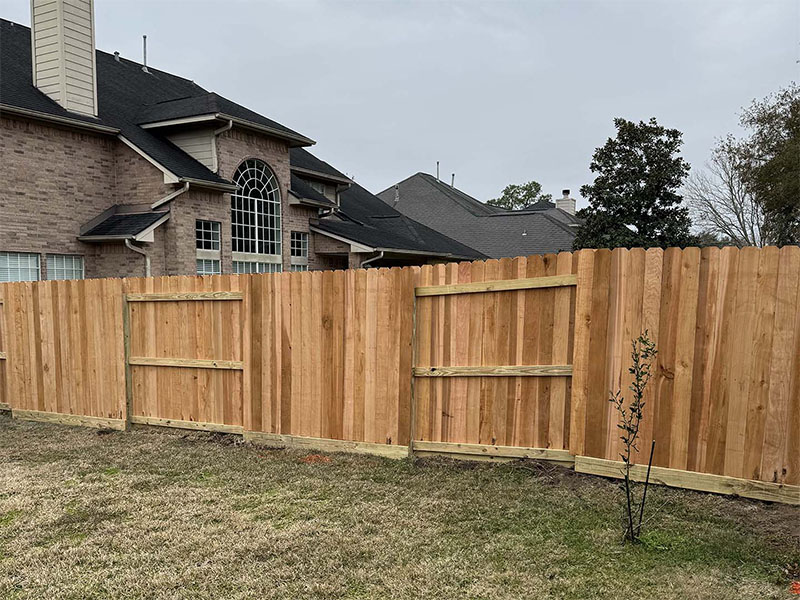 Wood Pet Fencing in Greater Houston Area