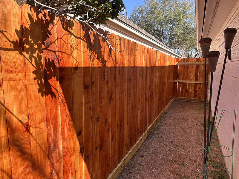 Wood Privacy Fencing in Greater Houston Area