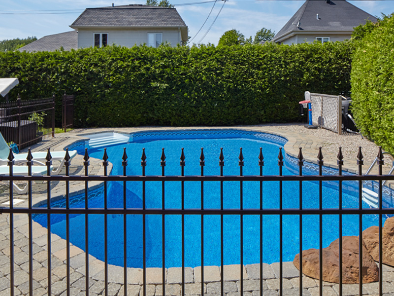 Wrought Iron Pool Fencing in Greater Houston