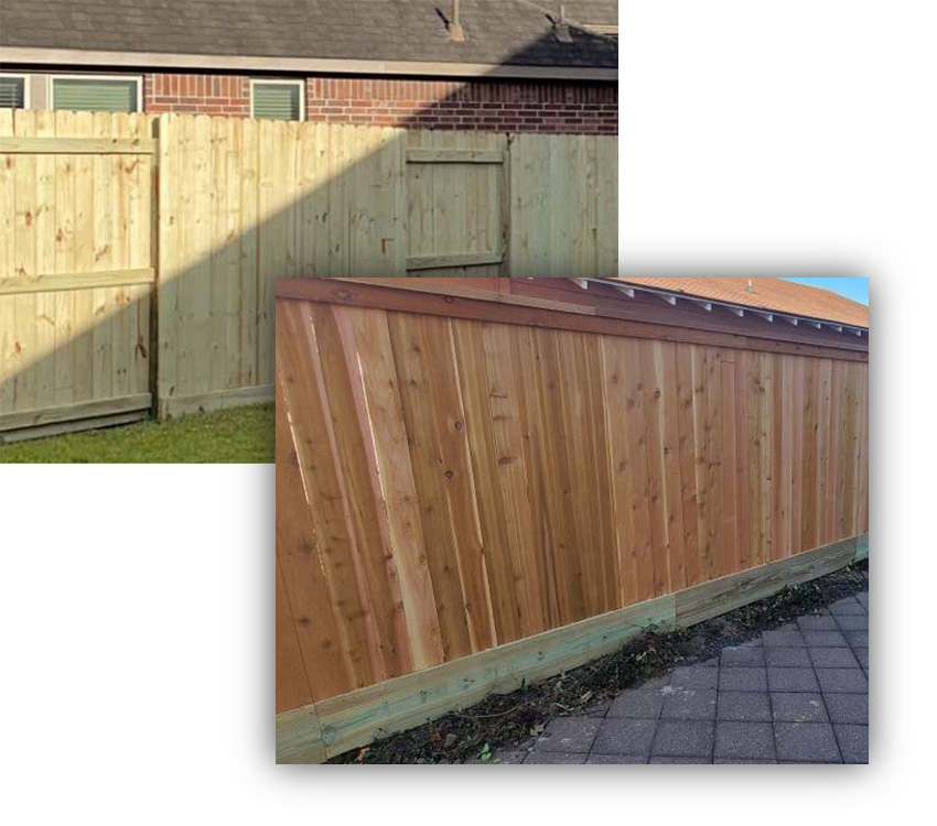 Wood fence finance company in Greater Houston Area