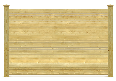 Cypress TX horizontal wood fence