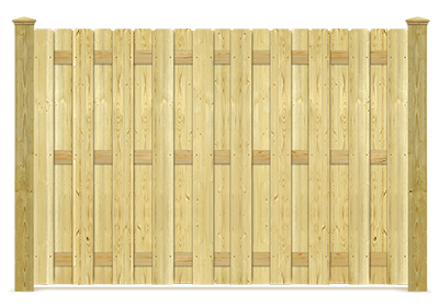 Cypress TX shadowbox wood fence
