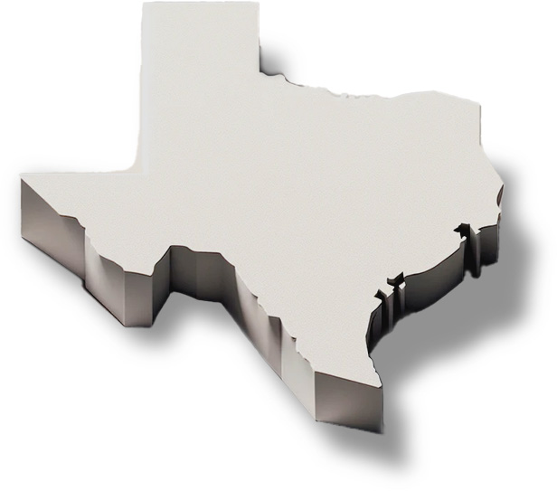 Texas Map - Areas We Serve