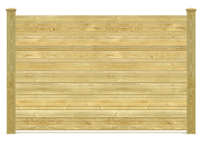 League City TX horizontal wood fence